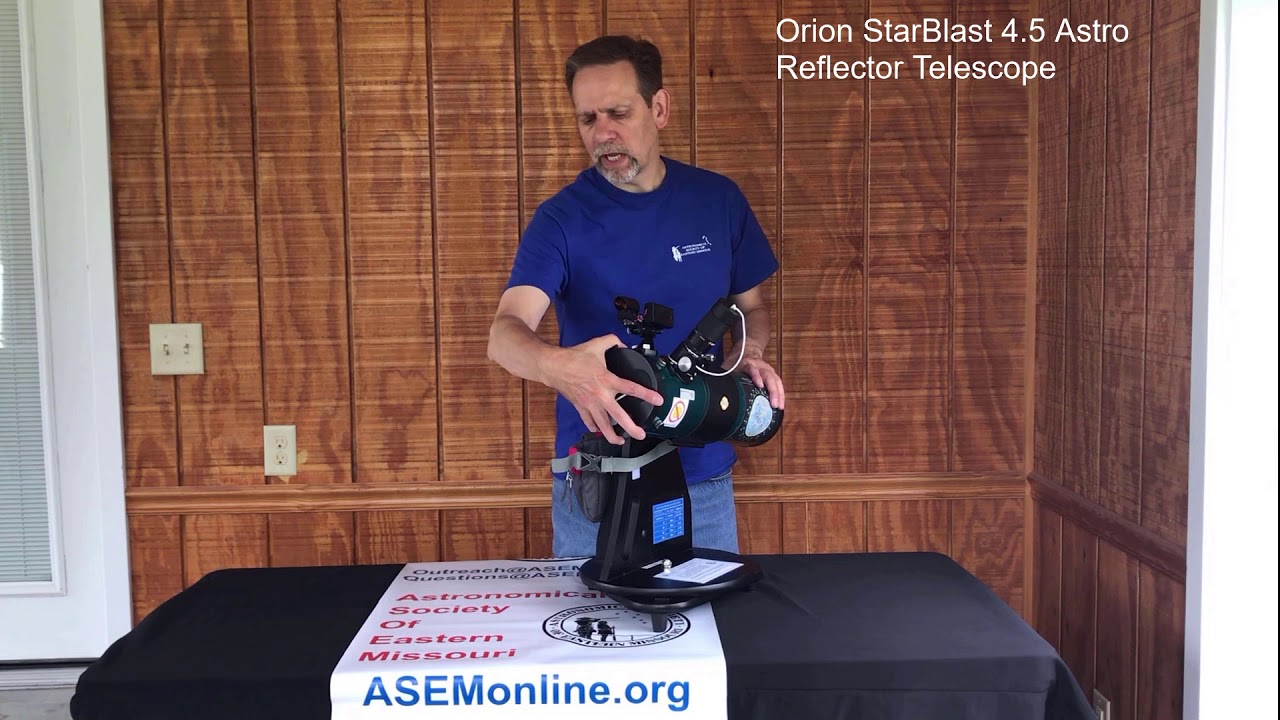 Library Telescope overview of AstroBlast telescope