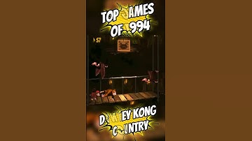 Top Games of 1994 - No. 3 - Donkey Kong Country