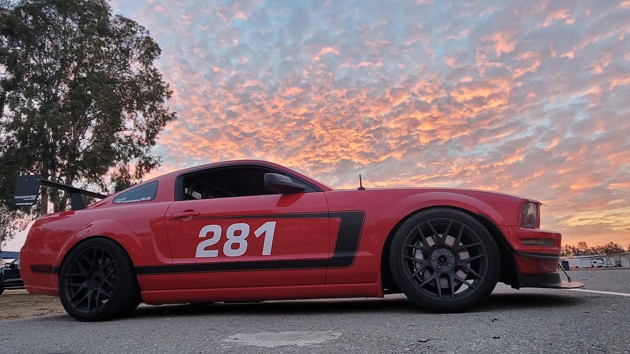 2005 MUSTANG 4.6 3V TRACK DAY..BUTTON WILLOW SPEED VENTURES MUSTANG DRIVERS CLUB EVENT 12-16-2023