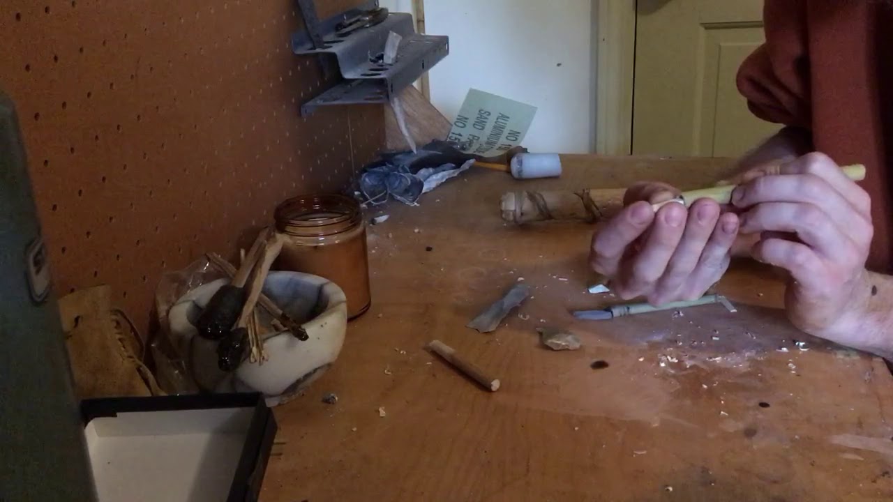 Stone Tool Flute/Whistle Making (Pt. 1)