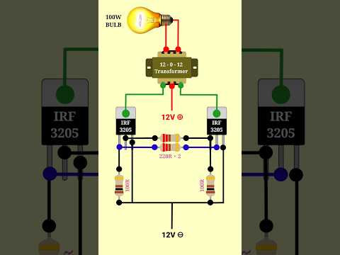 how to make Inverter #diy #electronics #shorts