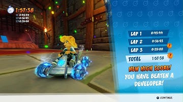 Crash Team Racing Nitro-Fueled Developer Time Trial [Cortex Castle]