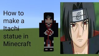 How to make a Itachi statue in Minecraft screenshot 1