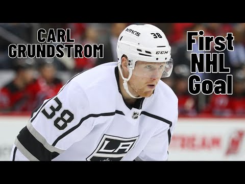 Carl Grundstrom #38 (Los Angeles Kings) first NHL goal 09/03/2019