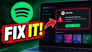 How to Fix Spotify Can’t Play This Right Now on PC | Windows 11/10 2026