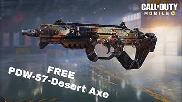 How To Unlock Free PDW-57-Desert Axe In Season 2 Call Of Duty Mobile COD MOBILE 2023