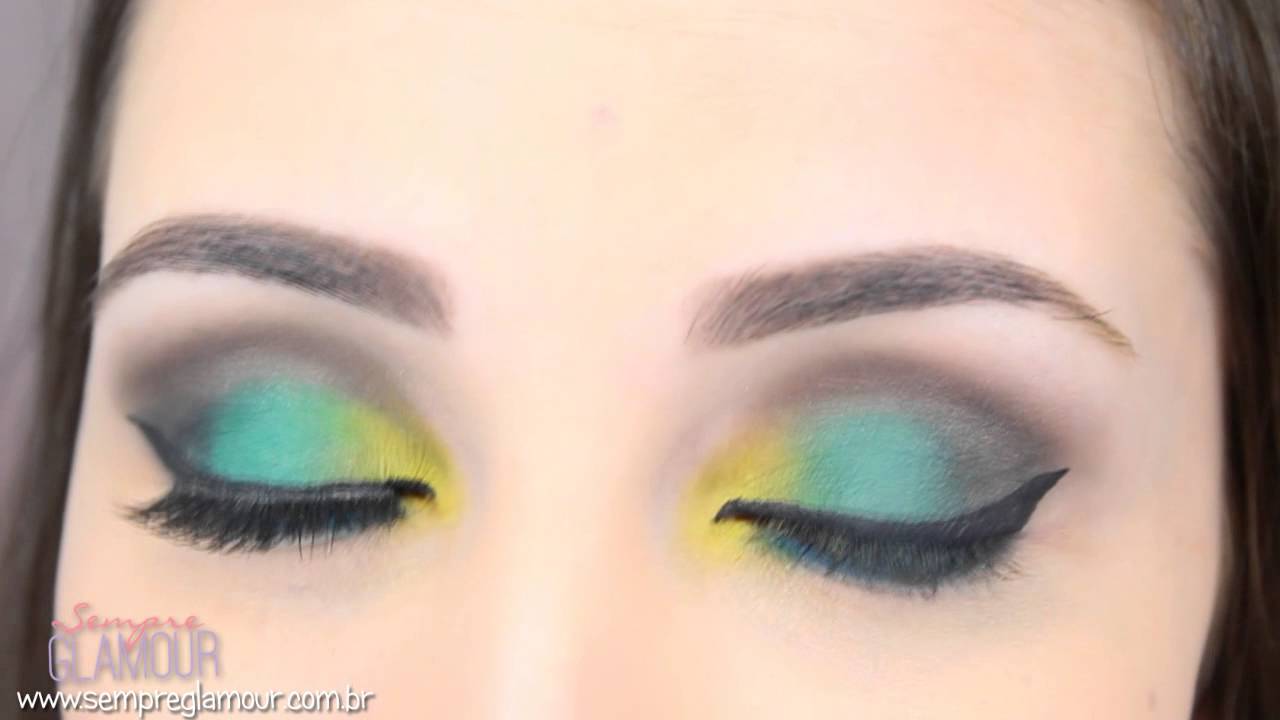 Maquiagem para o jogo do Brasil @tattibueno #maquiagem #makeup  #jogodobrasil #copadomundo #Gosto…