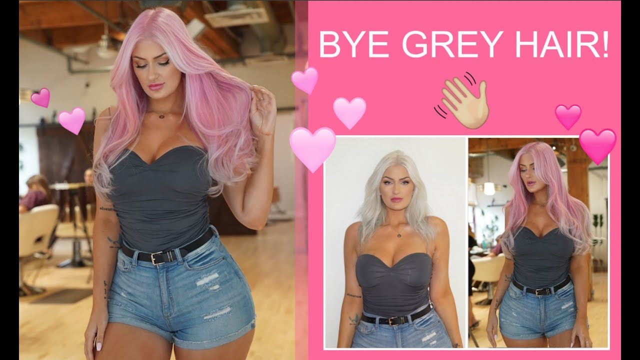 💗 I HAVE PINK HAIR!!!! 😱 Insane hair makeover