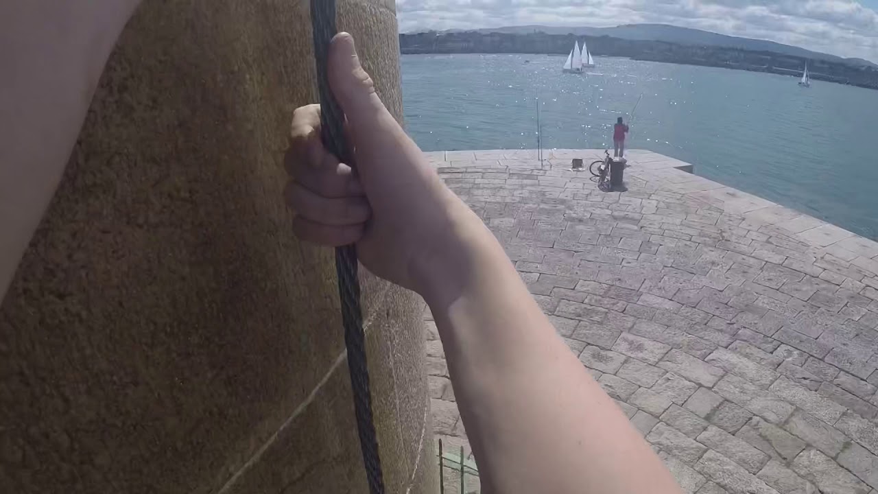 Chill climb on a lighthouse