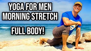 15 Min Yoga for Men: Full Body Morning Stretch  Morning Yoga Flow