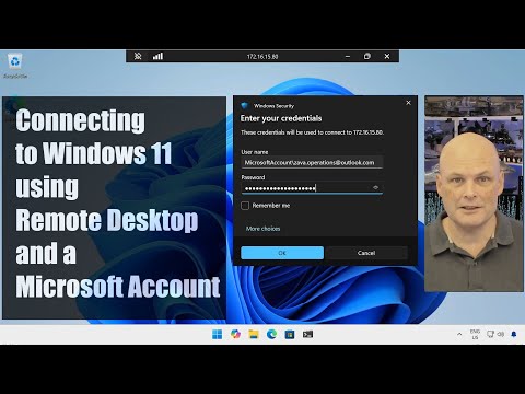 Using a Microsoft Account with Windows 11 Remote Desktop