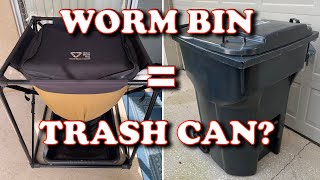 Can A Worm Bin Replace Your Trash Can? | Vermicompost Worm Farm