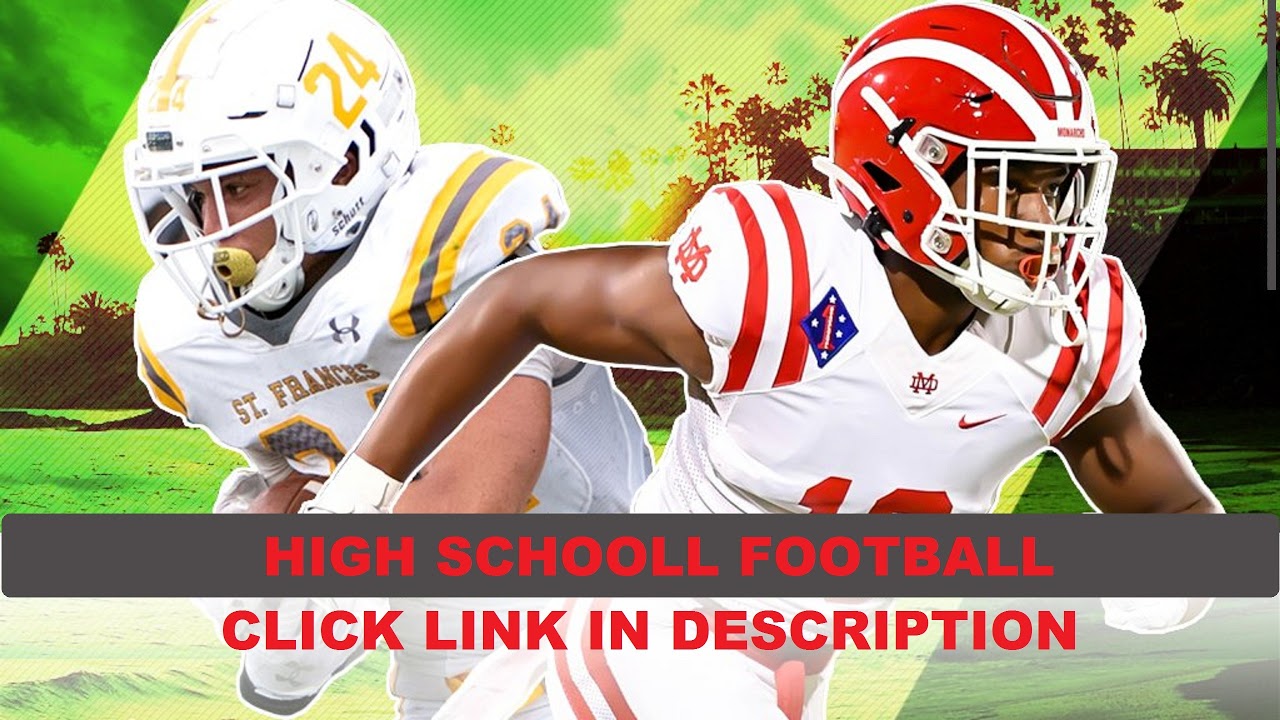 St. Paul vs Monroeville 2021 High School Football Live Stream YouTube