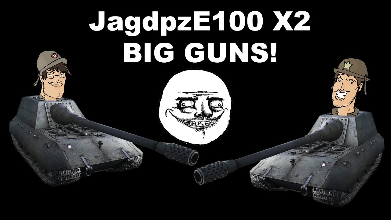 awesome oscillator Anders and Åke plays World of Tanks - BIG GUNS! - (JgPz-E100 x2)