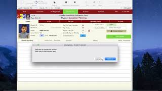 teaching   student file overview