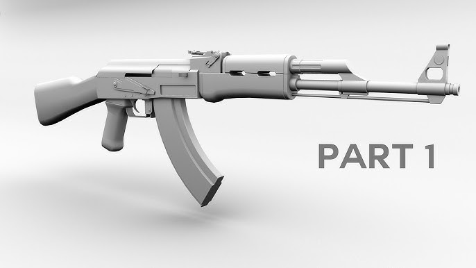 Armas modelagem 3D