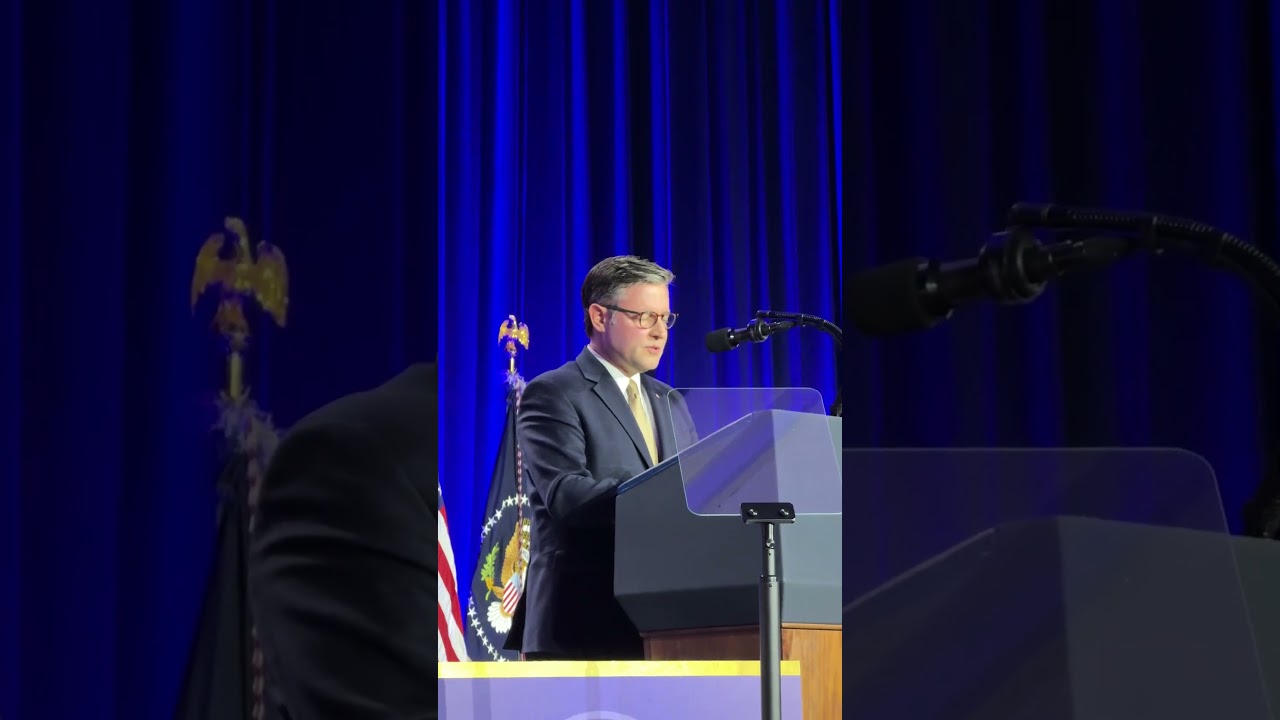 Speaker Mike Johnson prays for President Trump and the cabinet