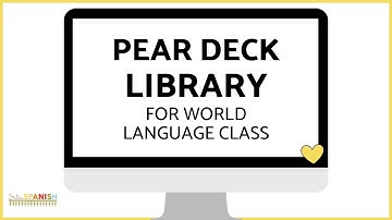 Pear Deck for Spanish Class