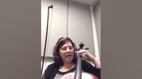 E flat 3 octave scale for cello