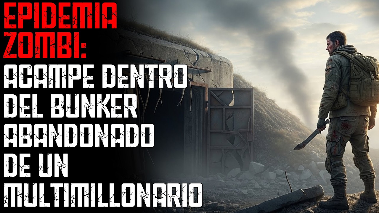 EPIDEMIA DE ZOMBI: Acampé dentro del búnker abandonado de un multimillonario