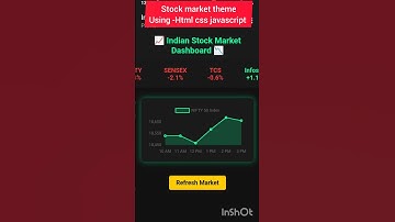 #stockmarket theme using #html #css #javascript #stockmarketnews #sharebazar #webdevelopment #short