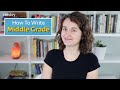 Writing Middle Grade