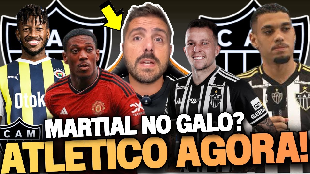 Atlético-MG agita o mercado: Martial, Bernard e Fred