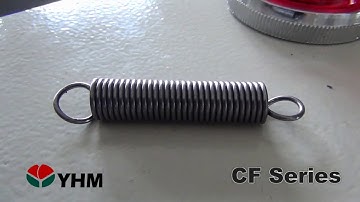 CNC Spring Machine CF-320-Processed Extension Spring-YHM