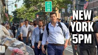 We All Look Like NPCs in Midtown New York | NYC 4K 5PM Walk