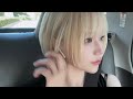 花火と金髪の子