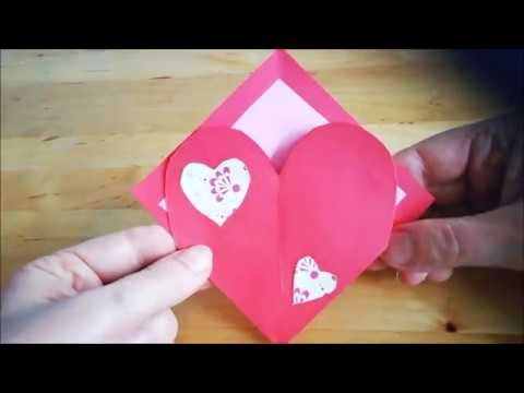 Как сделать валентинку из бумаги своими руками на 14 февраля