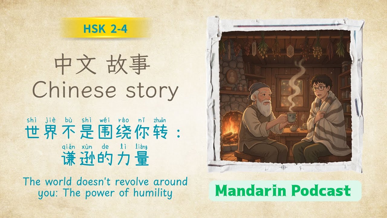 Chinese Story for HSK 2–4 | 世界不是围绕你转：谦逊的力量 |  The power of humility