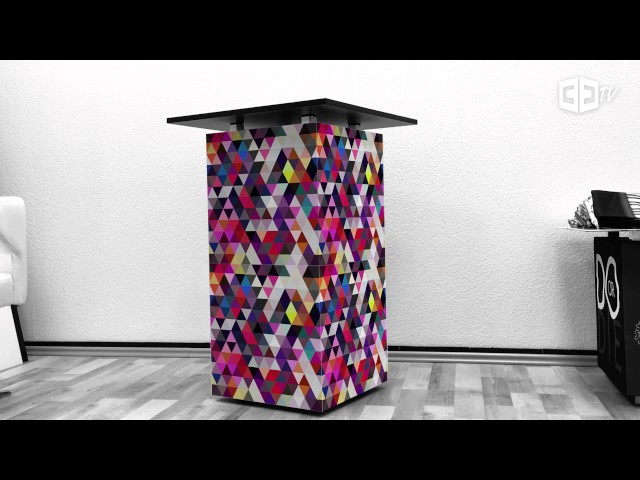 Mobiles Messemöbel: Würfelsystem mit Gestaltungsfreiheit