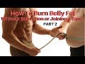 How To Burn Belly Fat Without Starvation or Hours In The Gym