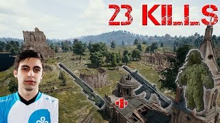 Shroud | 23 Kills Solo | AWM INSANE! - Playerunknown's Battlegrounds