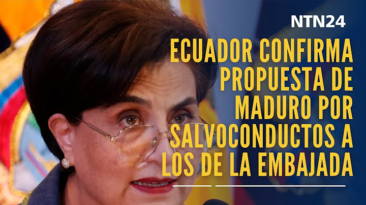 Ecuador dice que Maduro pide salvoconducto para Jorge Glas a cambio de los de la embajada argentina
