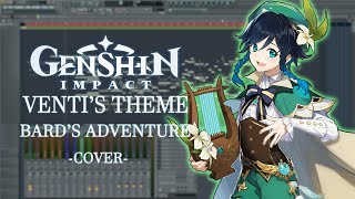 Video thumbnail of "Genshin Impact - Bard's Adventure (Venti's Theme)  | Cover"