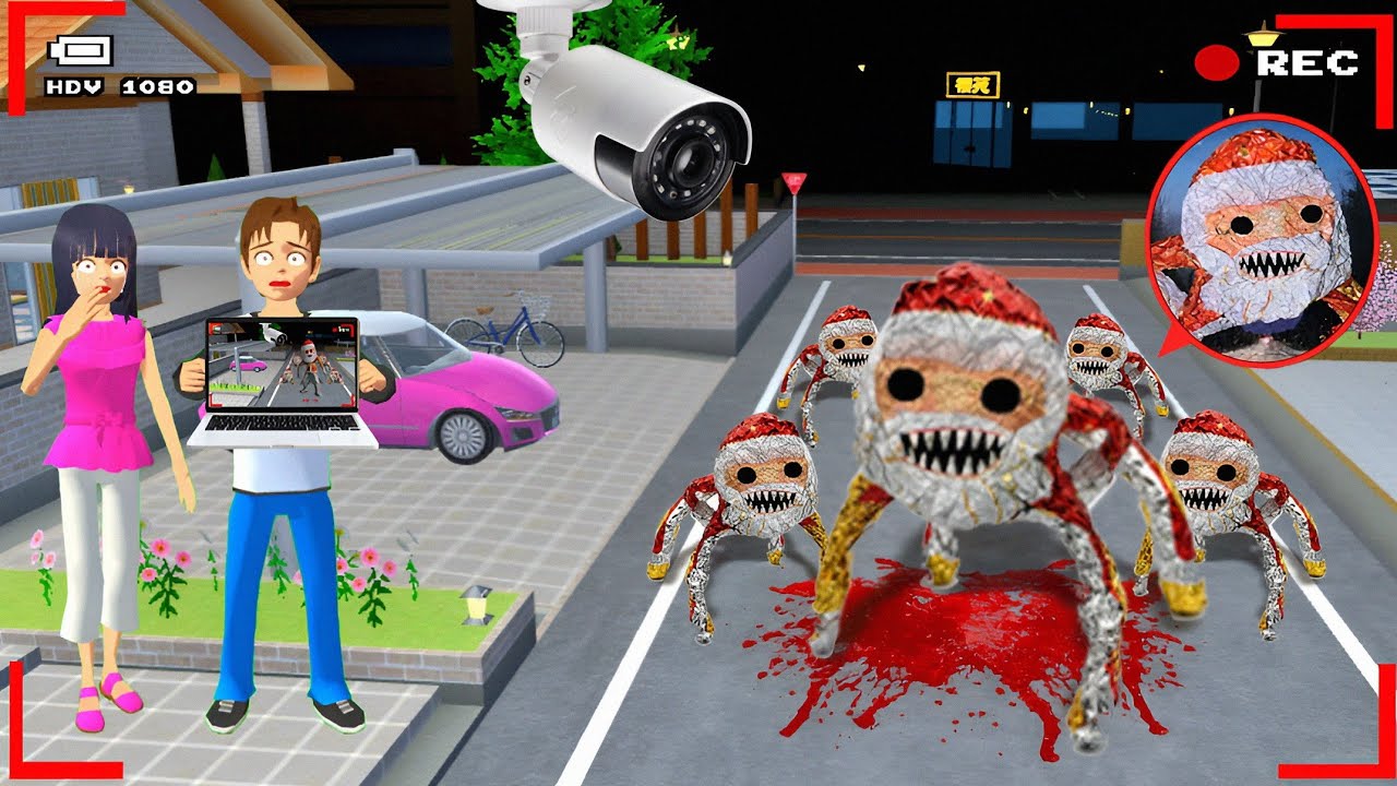 Yuta Mio Panik CCTV Merekam GOO GOO GAGA Di Depan Rumah 😱| Sakura School Simulator