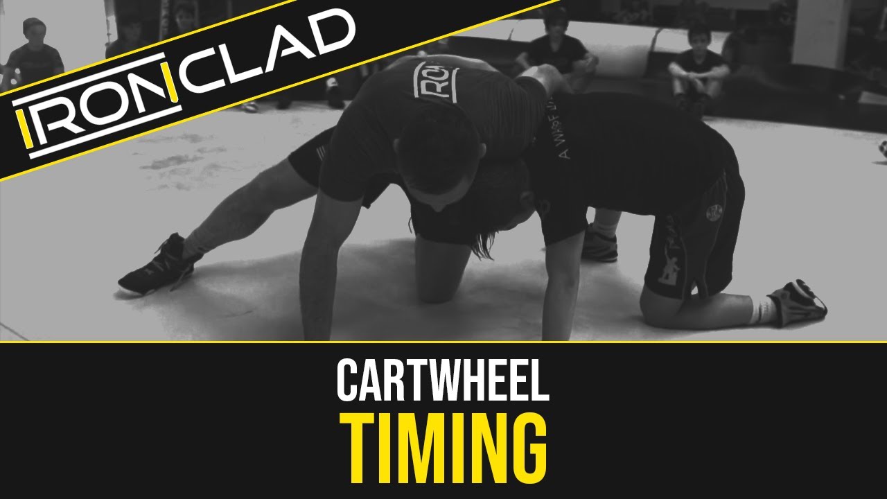 HOW TO CARTWHEEL in WRESTLING (TIMING)