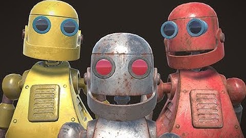 Iron Robot A - Unity Third Person overview.