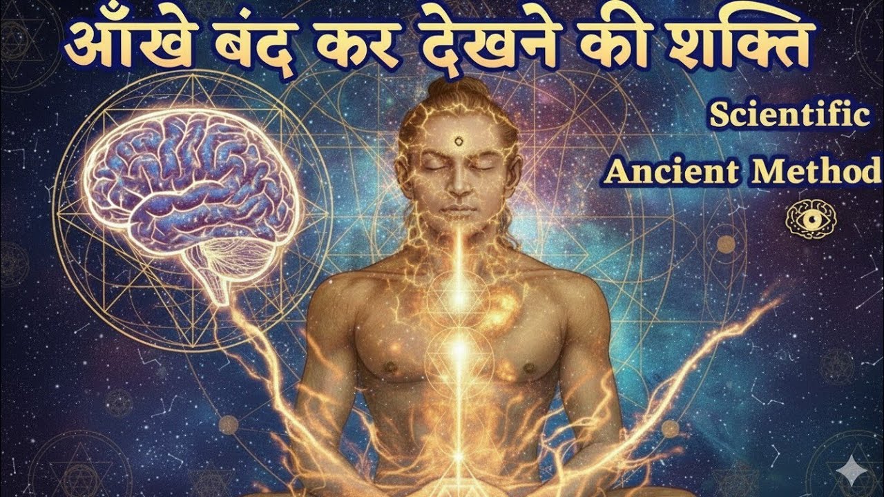 आँखें बंद कर देखने की शक्ति | Scientific Ancient Method | Third Eye Activation Explained