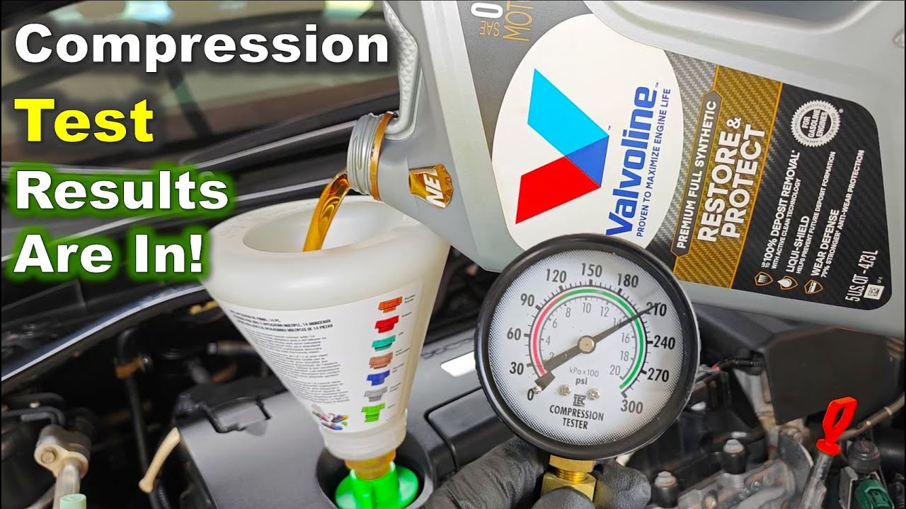 Checking engine compression AFTER Restore & Protect Oil. Increased ...