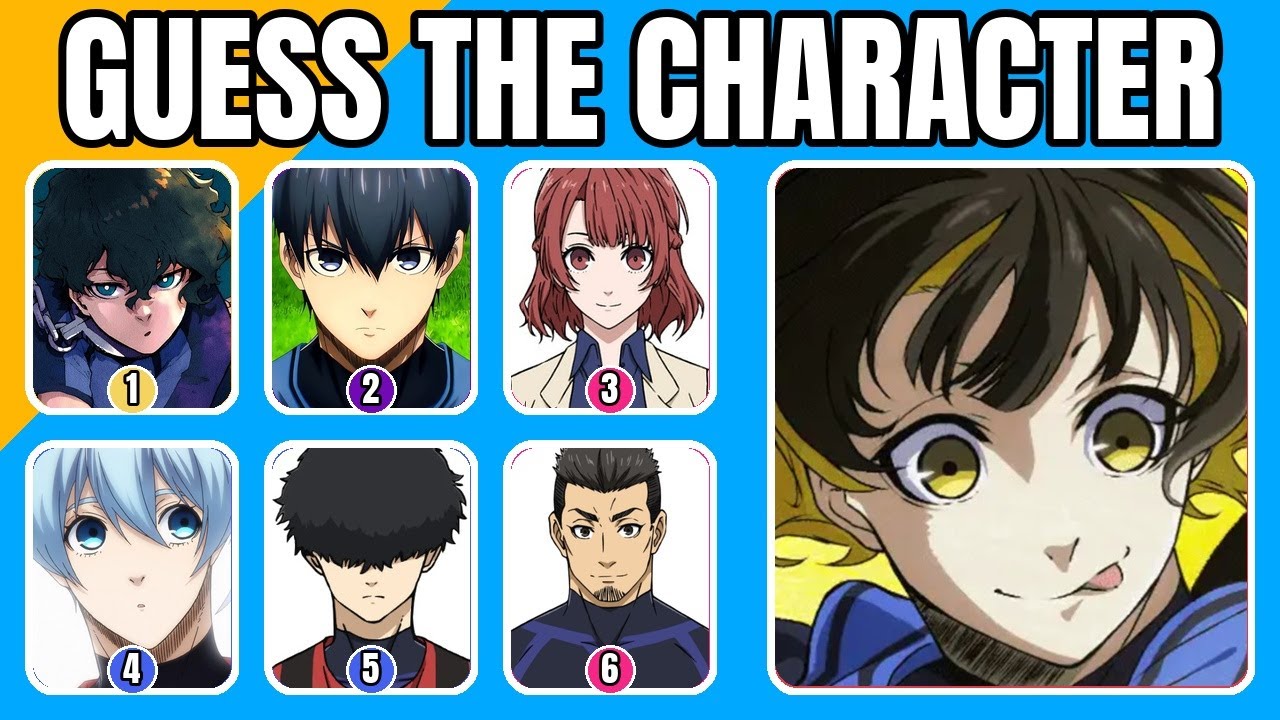 Угадай персонажей Blue Lock | Викторина