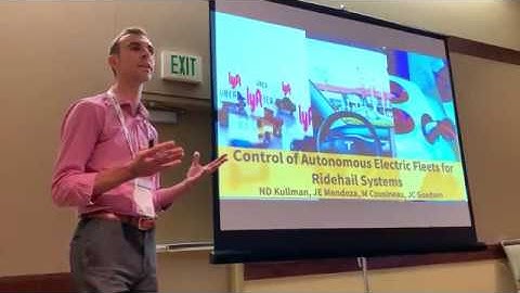 Machine Learning for Autonomous Vehicles - N. Kullman at INFORMS 2019