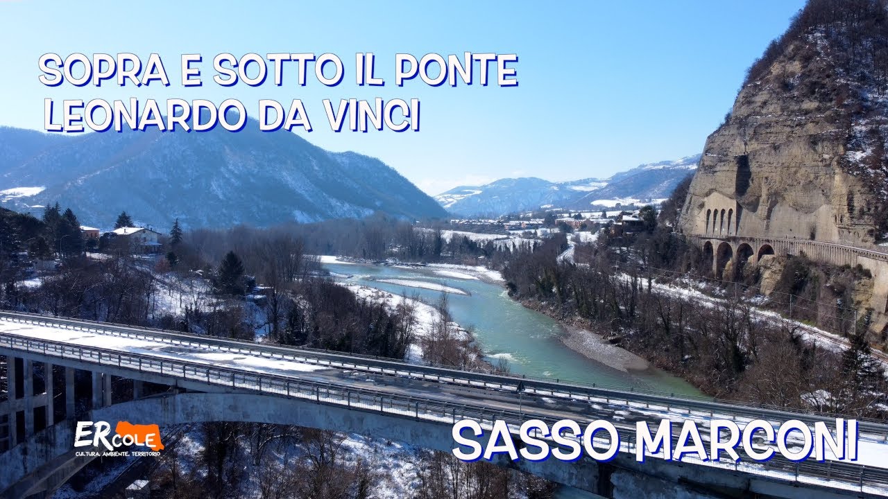 Sasso Marconi: la solitudine del ponte Leonardo da Vinci