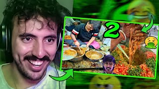 🔴 As Comidas de Rua mais Nojentas da India PARTE 2. + Nojento ainda!  Leozin React