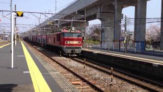 日本海縦貫線貨物列車4076レ 牽引機:EF510-14