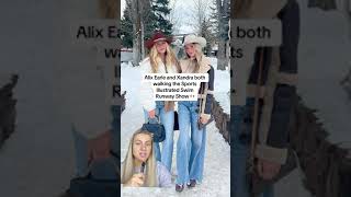 Alix Earle and Xandra both walking the Sports Illustrated Swim Runway Show tiktok jessweslie