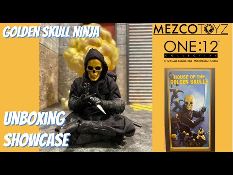 Mezco House of Golden Skulls Ninja Unboxing Showcase - YouTube