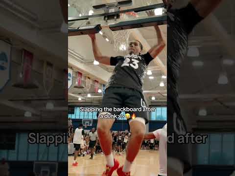 Slapping the backboard IS cool … 😎 #basketball #fyp #aau